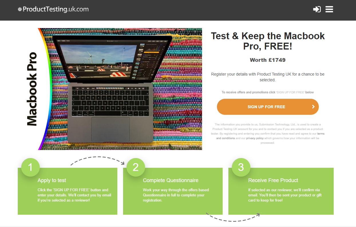 Product Testing - MacBook Pro [UK]